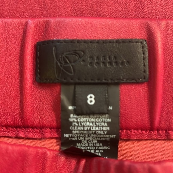 Zero + Maria Cornejo Rai Stretch Leather Midi Skirt - Picture 9 of 14